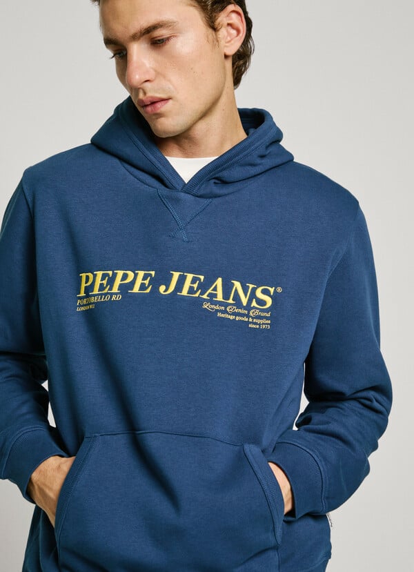 Pepe Jeans Sudadera Con Capucha Fit Regular