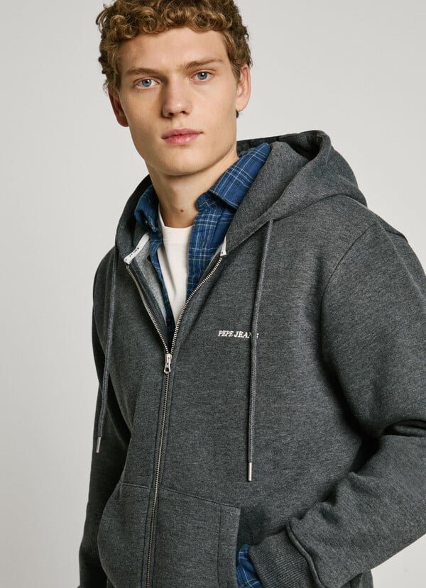 Pepe Jeans Sudadera Cremallera Fit Regular