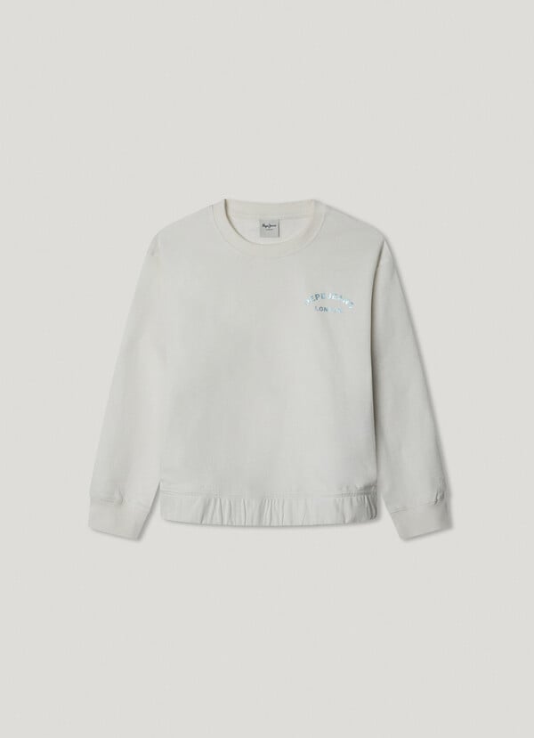 Pepe Jeans sudadera cuello redondo con logo