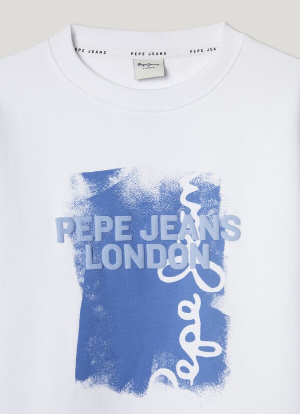 Pepe Jeans Sudadera Cuello Redondo Con Logo