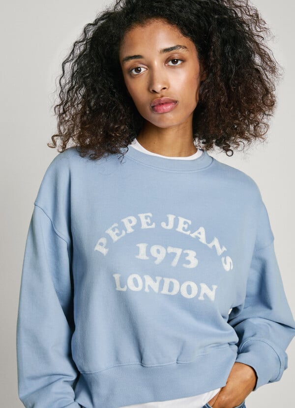 Pepe Jeans Sudadera Cuello Redondo Con Logo