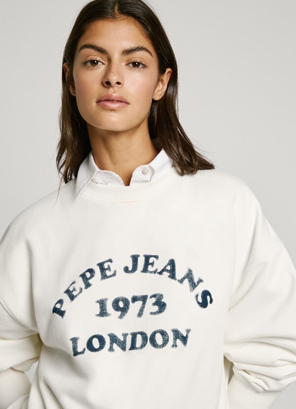Pepe Jeans Sudadera Cuello Redondo Con Logo