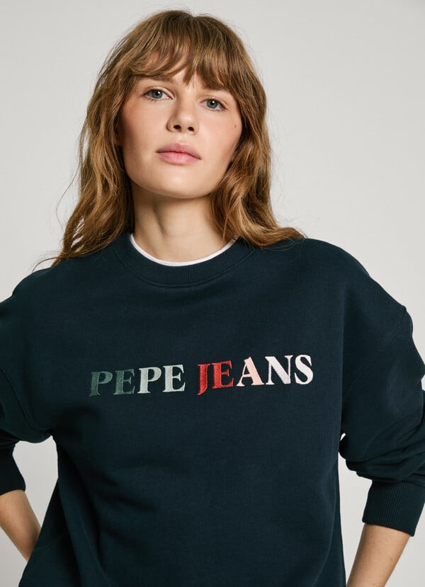 Pepe Jeans Sudadera Cuello Redondo Con Logo