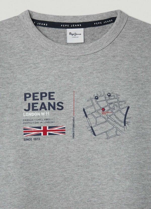 Pepe Jeans Sudadera Cuello Redondo Con Logo