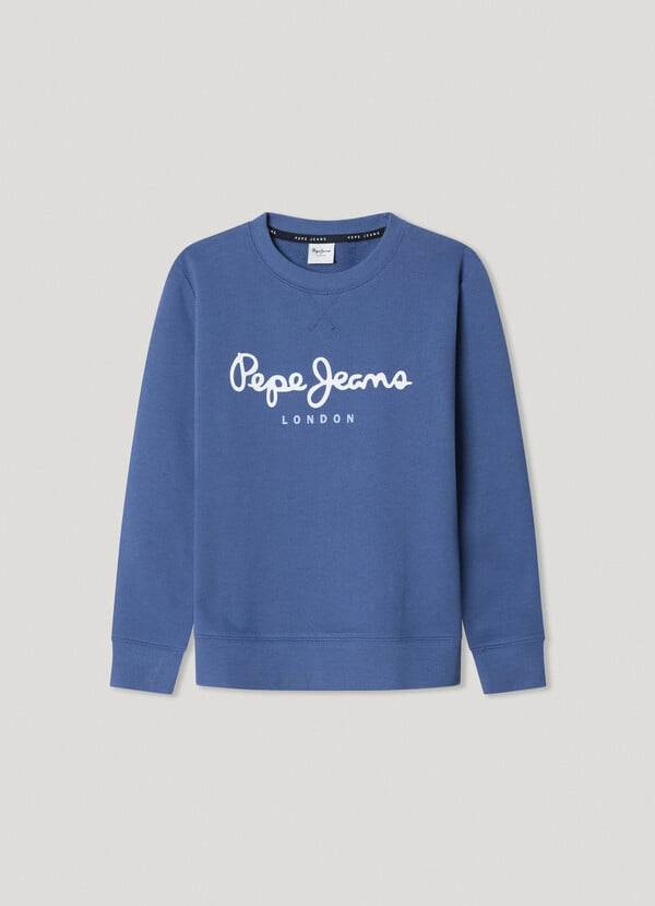 Pepe Jeans sudadera cuello redondo con logo