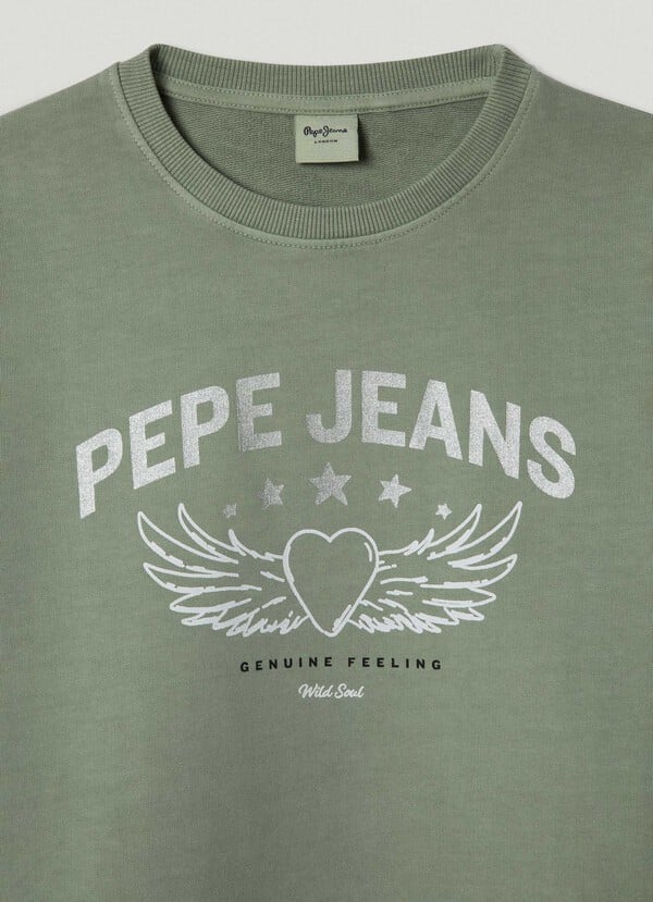 Pepe Jeans Sudadera Cuello Redondo Con Logo