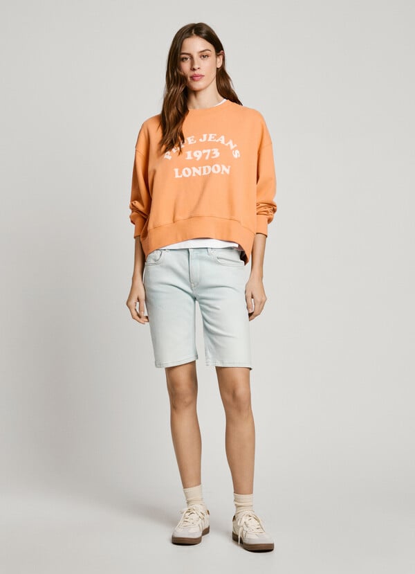 Pepe Jeans Sudadera Cuello Redondo Con Logo