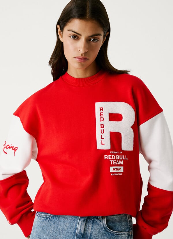 Pepe Jeans sudadera cuello redondo con logo