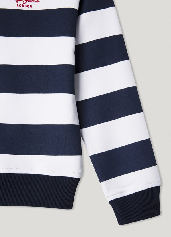 Pepe Jeans Sudadera Cuello Redondo De Rayas
