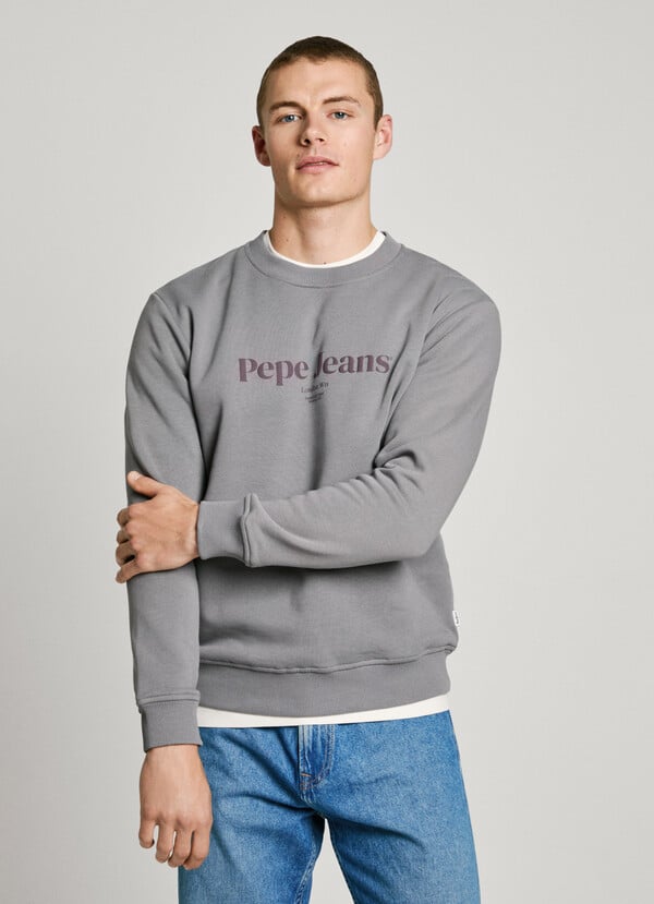 Pepe Jeans sudadera cuello redondo fit regular