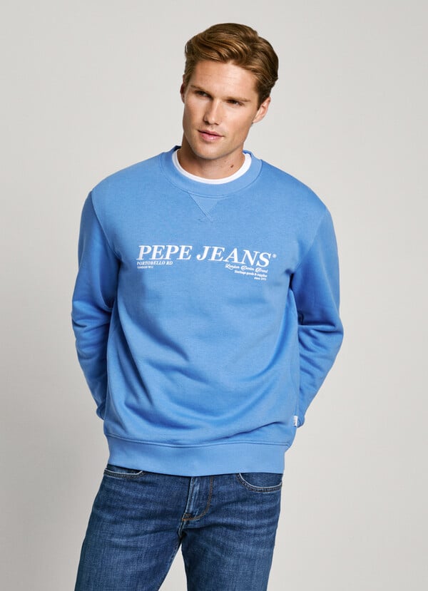 Pepe Jeans sudadera cuello redondo fit regular