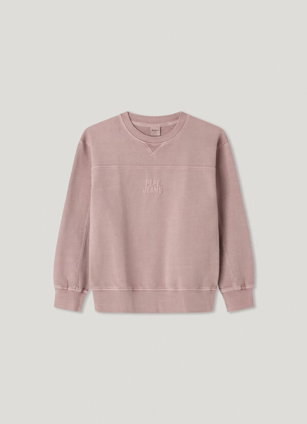 Pepe Jeans sudadera cuello redondo fit relaxed