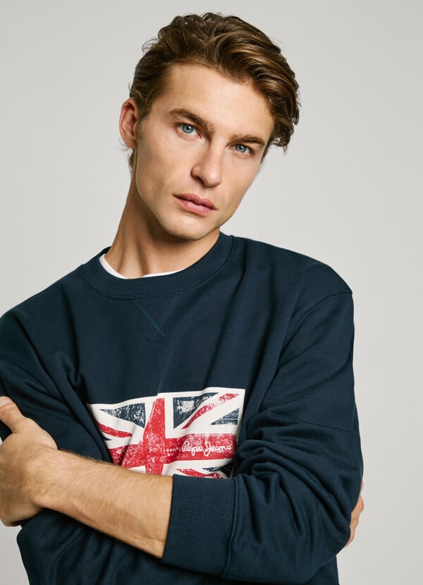 Pepe Jeans Sudadera Cuello Redondo Union Jack