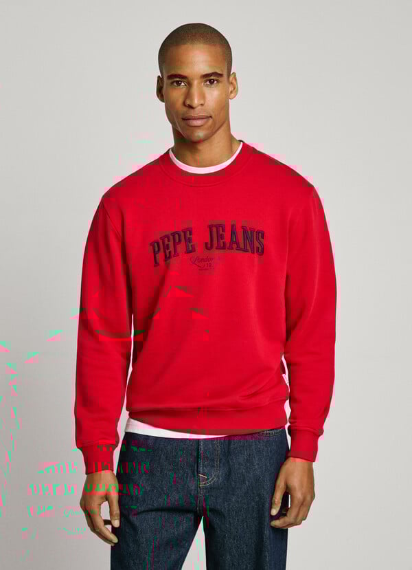 Pepe Jeans Sudadera Logo Bordado Fit Regular