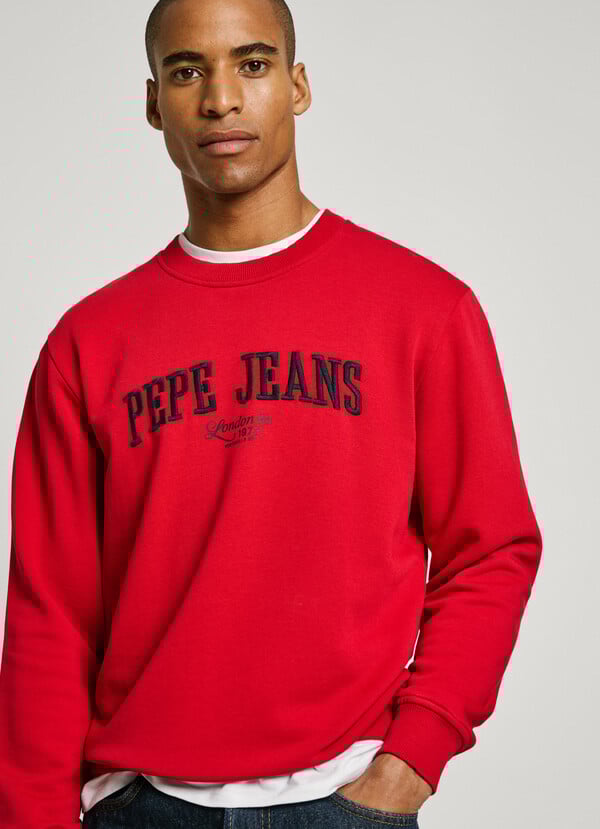 Pepe Jeans sudadera logo bordado fit regular