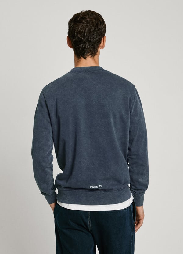 Pepe Jeans Sudadera Logo En Relieve Fit Regular