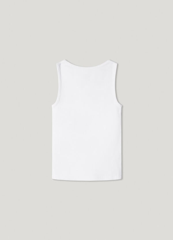 Pepe Jeans Top Canalé Sin Mangas