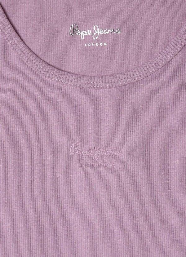 Pepe Jeans Top Canalé Sin Mangas