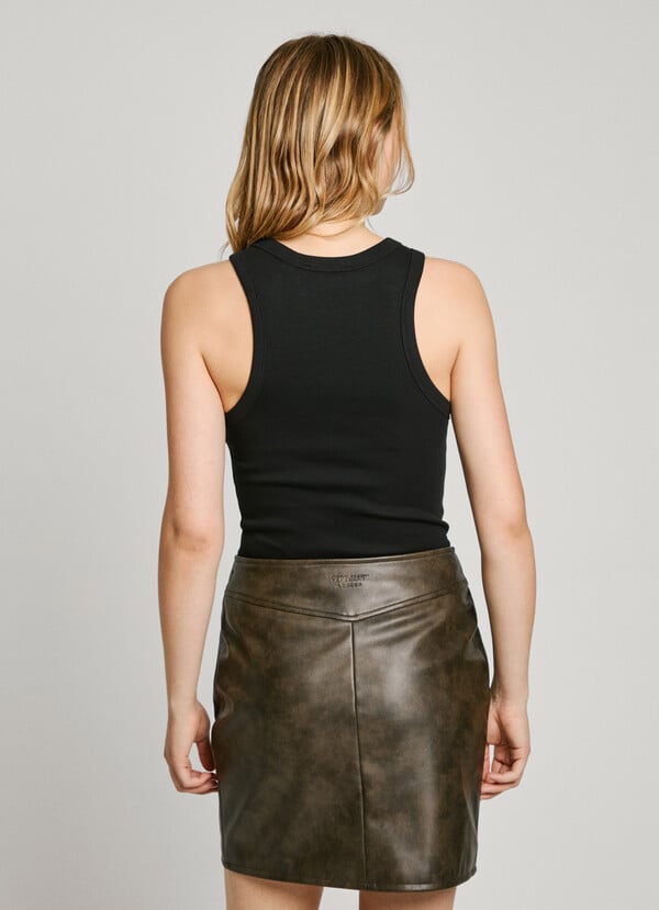 Pepe Jeans Top Canalé Sin Mangas