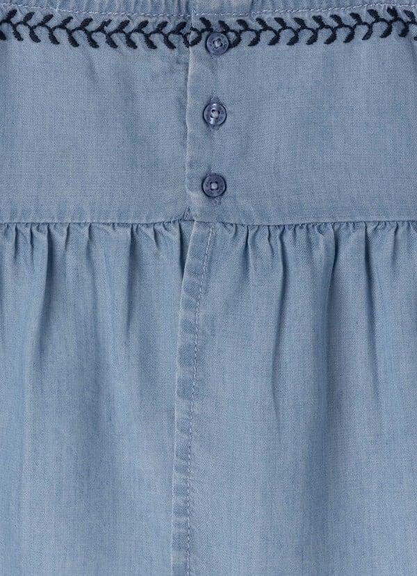 Pepe Jeans Top De Sarga Fit Cropped