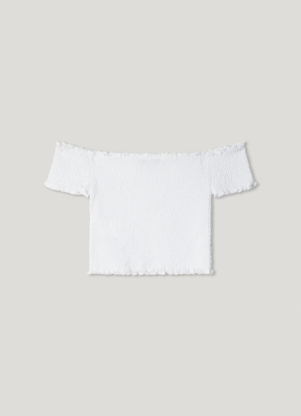 Pepe Jeans Top Fruncido Fit Slim