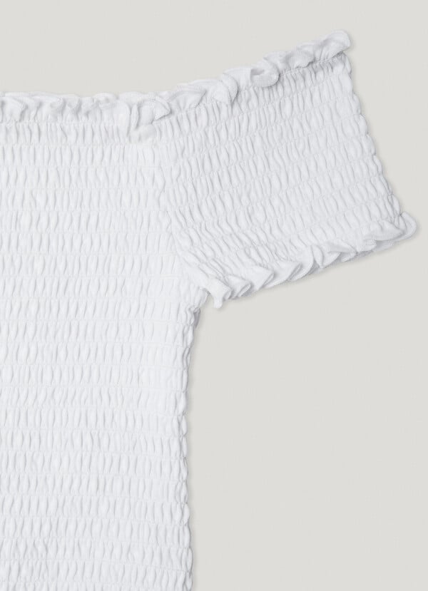 Pepe Jeans Top Fruncido Fit Slim