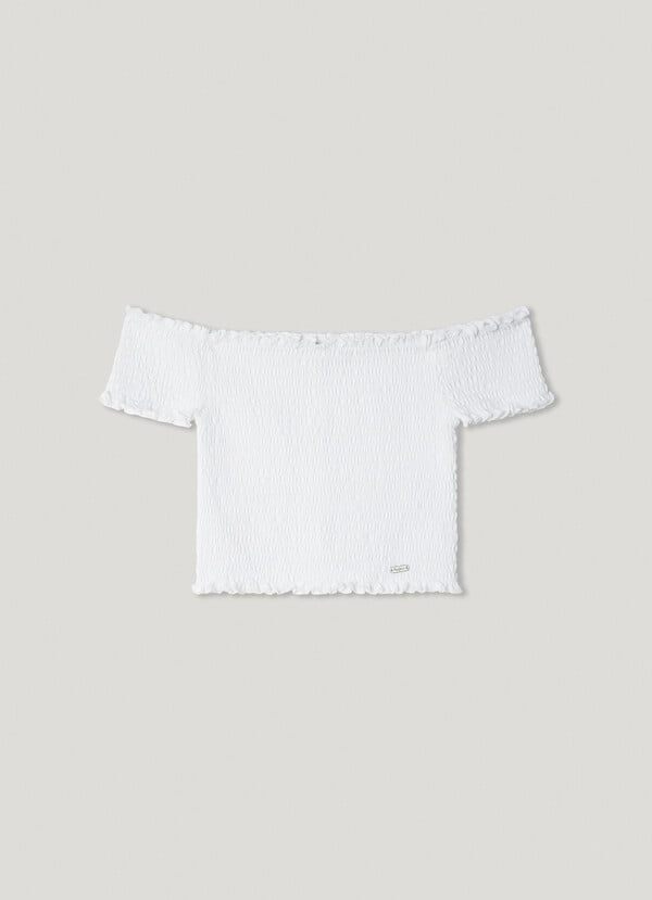 Pepe Jeans top fruncido fit slim