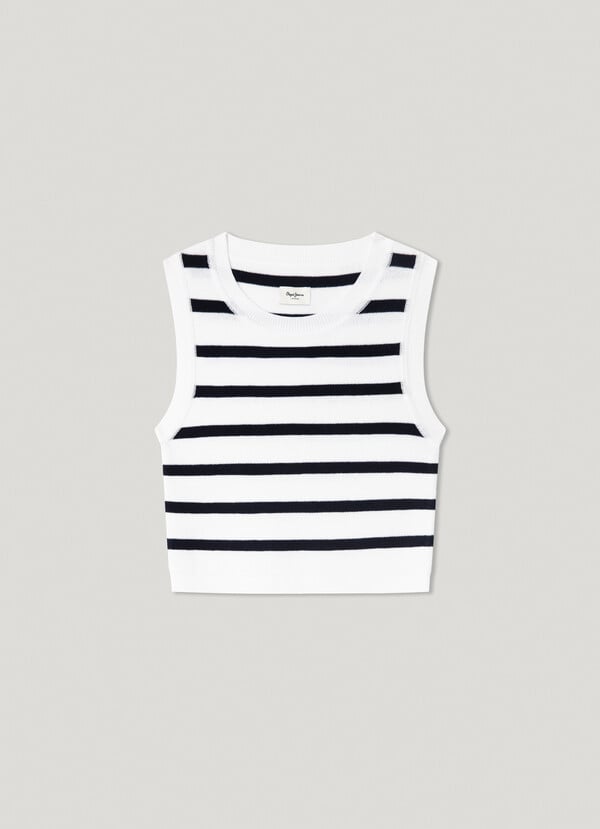 Pepe Jeans top punto rayas