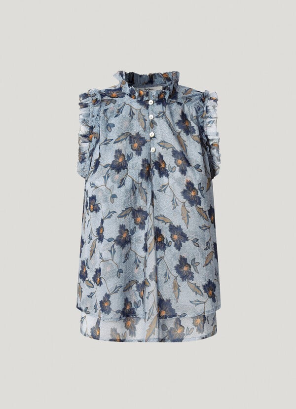 Pepe Jeans Top Sin Mangas Estampado Floral