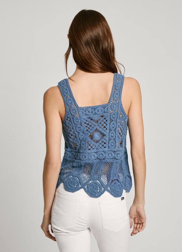 Pepe Jeans Top Tirantes Crochet