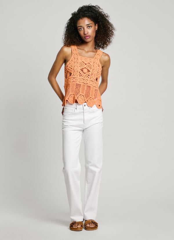 Pepe Jeans Top Tirantes Crochet