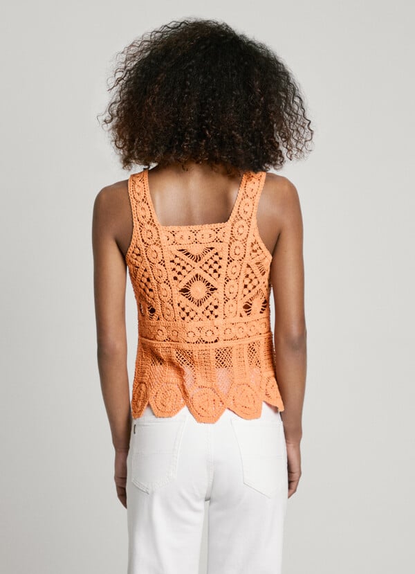 Pepe Jeans Top Tirantes Crochet