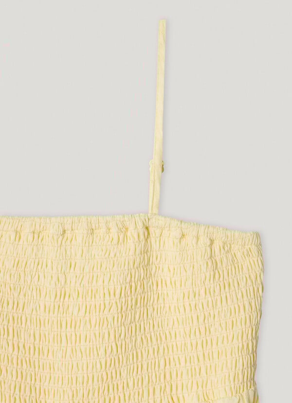 Pepe Jeans Vestido Corto Con Tirantes