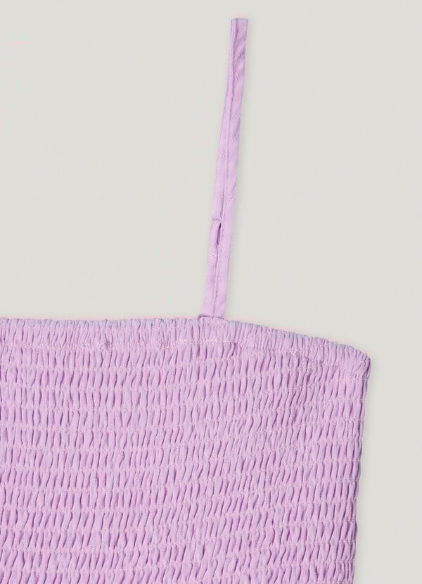 Pepe Jeans Vestido Corto Con Tirantes