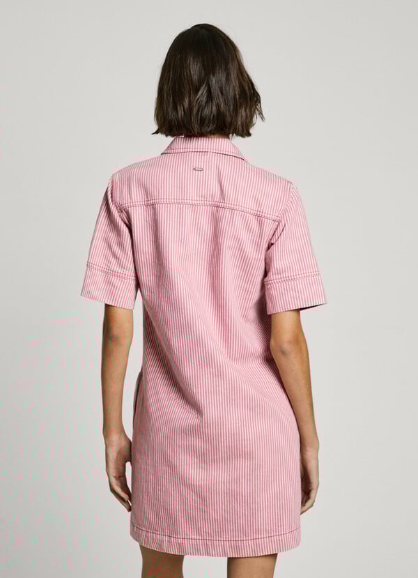 Pepe Jeans Vestido Corto Denim Fit Loose