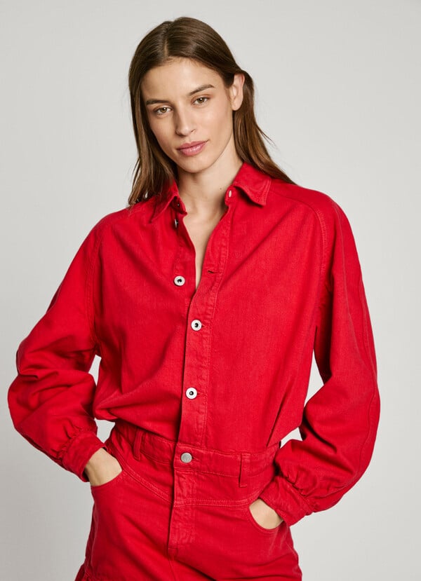 Pepe Jeans Vestido Corto Denim Fit Loose