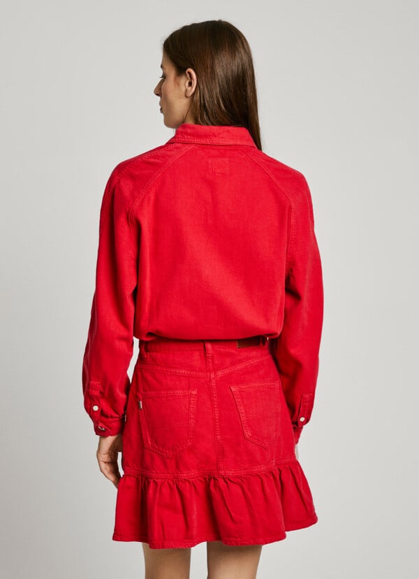 Pepe Jeans Vestido Corto Denim Fit Loose