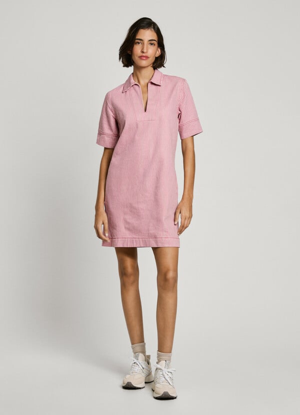 Pepe Jeans vestido corto denim fit loose