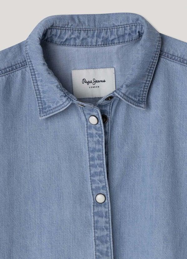 Pepe Jeans Vestido Corto Denim Fit Regular