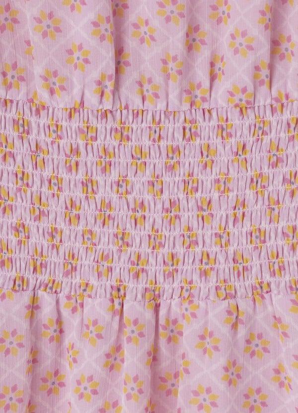 Pepe Jeans Vestido Corto Estampado Floral