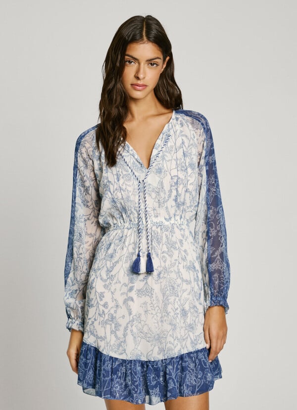 Pepe Jeans vestido corto estampado floral
