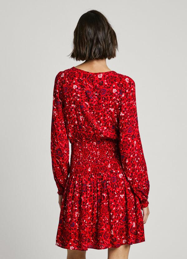 Pepe Jeans Vestido Corto Estampado Floral