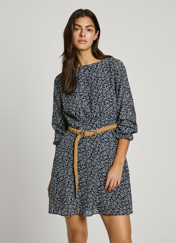 Pepe Jeans Vestido Corto Estampado Floral