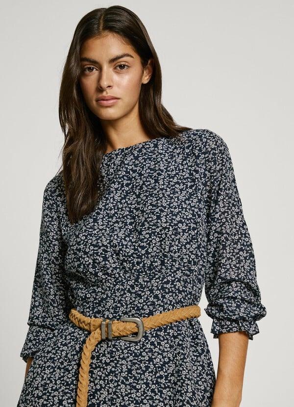 Pepe Jeans Vestido Corto Estampado Floral