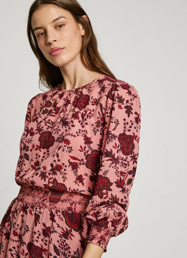 Pepe Jeans Vestido Corto Estampado Floral