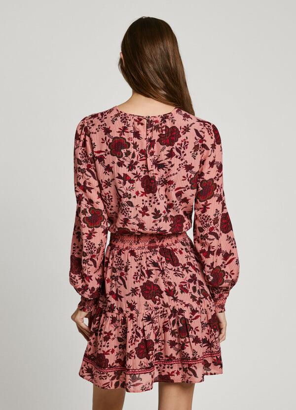 Pepe Jeans Vestido Corto Estampado Floral