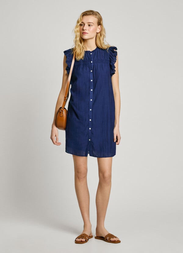Pepe Jeans vestido corto lencero