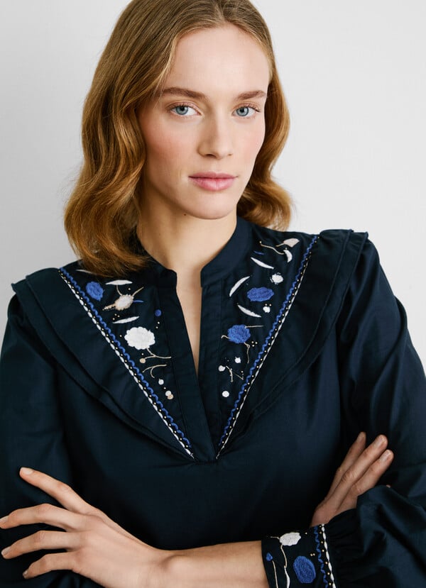 Pepe Jeans Vestido Corto Popelín