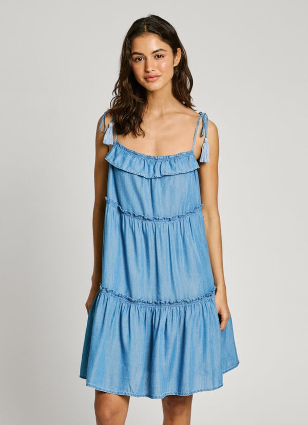 Pepe Jeans Vestido Corto Tirantes