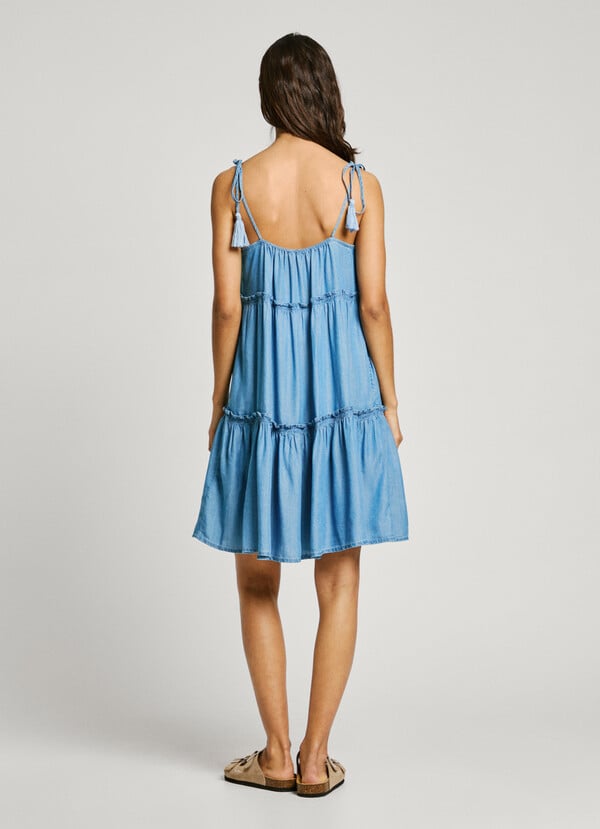 Pepe Jeans Vestido Corto Tirantes